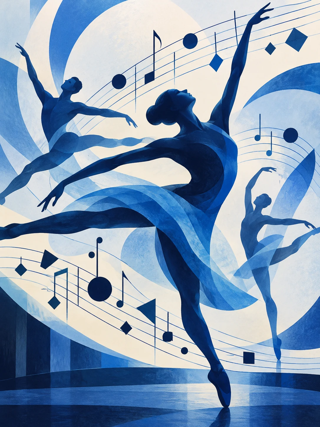 Ilustración editorial de American Rhythms: ballet del viernes