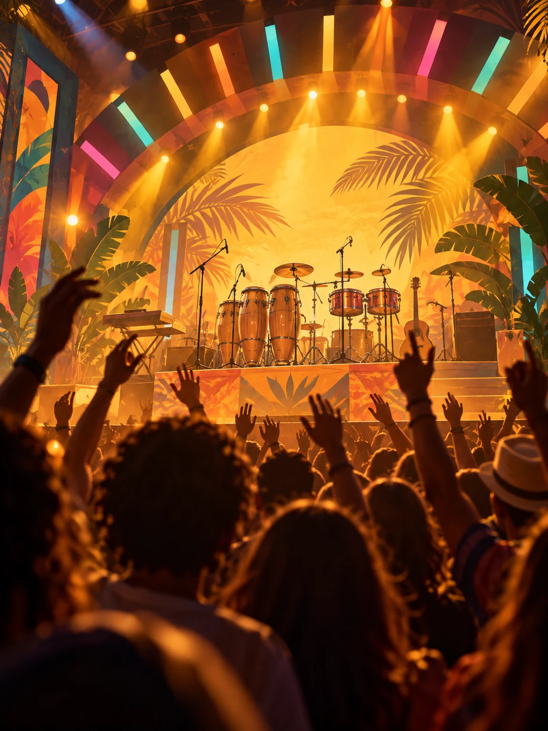 Ilustración editorial de iHeartRadio Fiesta Latina