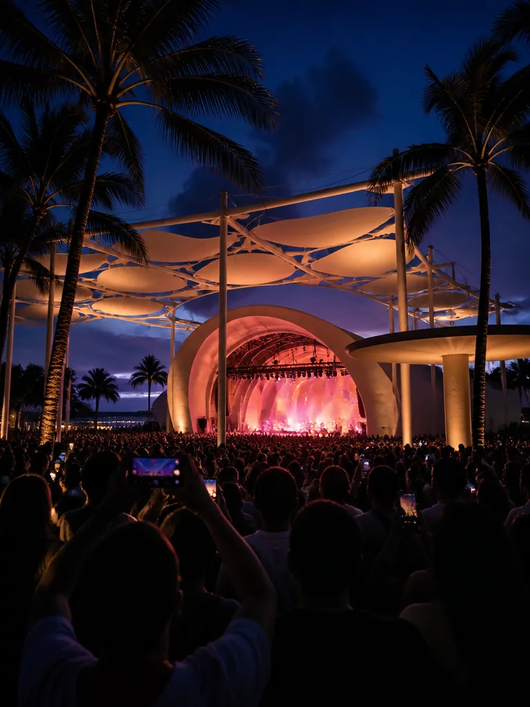 Hulvey en el Miami Beach Bandshell