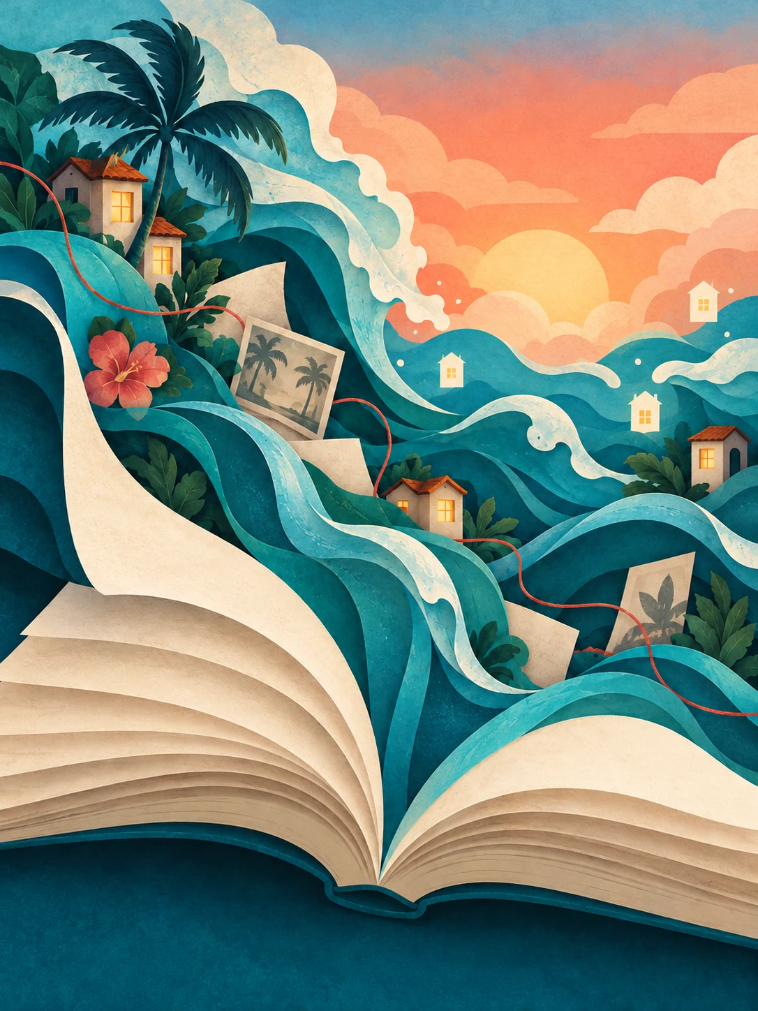 Ilustración editorial de Miami Author Series: Mirta Ojito