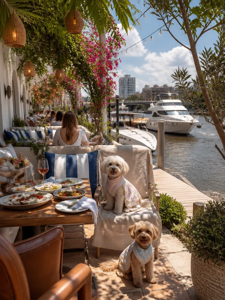 Paws & Pose: brunch y desfile canino en Kiki on the River