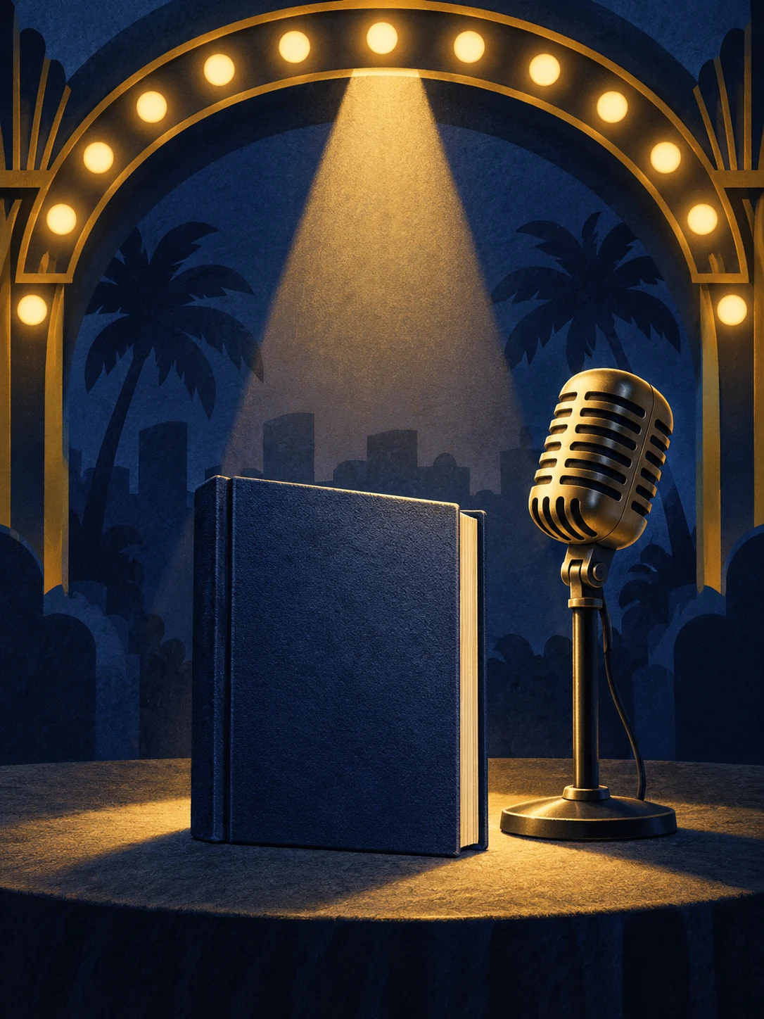 Ilustración editorial de S. A. Cosby en el Historic Lyric Theater