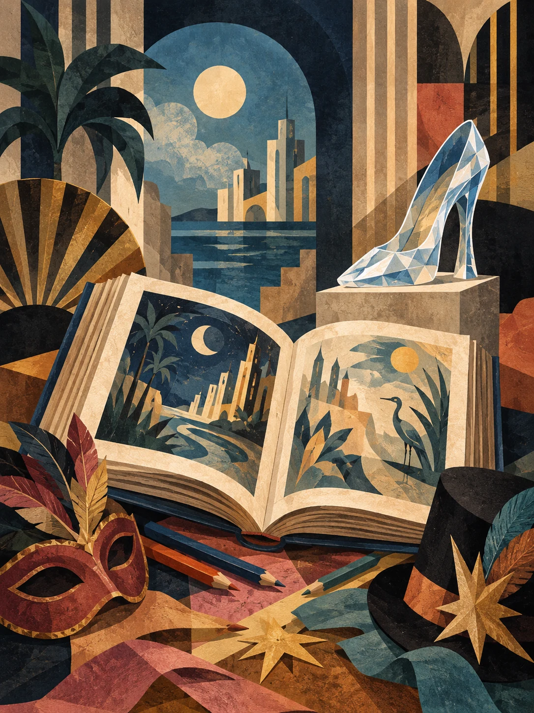Ilustración editorial de Howl-O-Ween: cuentos y arte en The Wolf