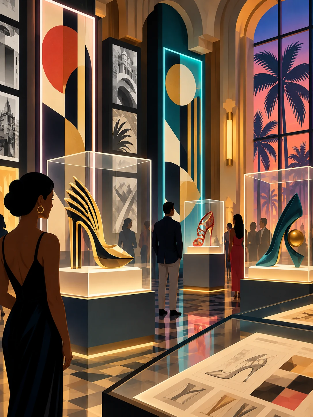 Ilustración editorial de Culture Crawl: apertura de Knight Labs