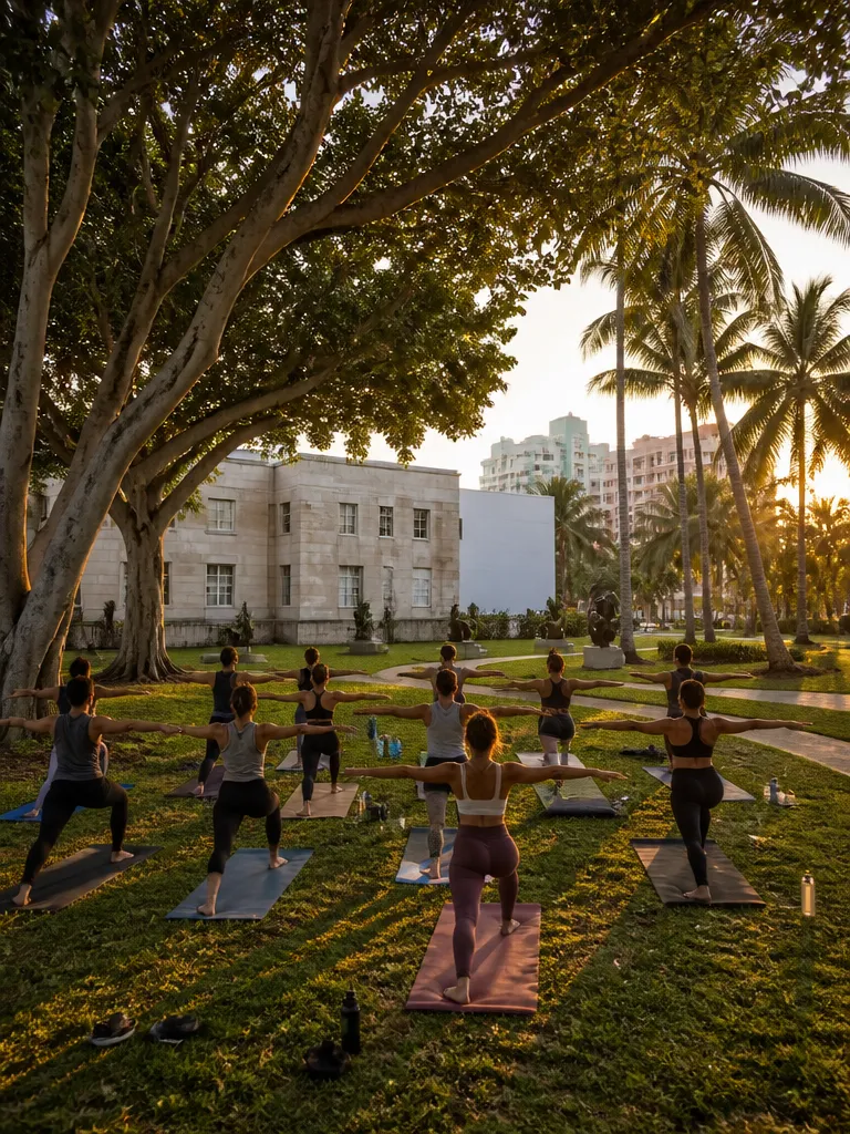 Yoga gratis en Collins Park (NOBE Yoga in the Park)